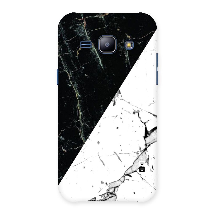 Stylish Diagonal Marble Back Case for Galaxy J1