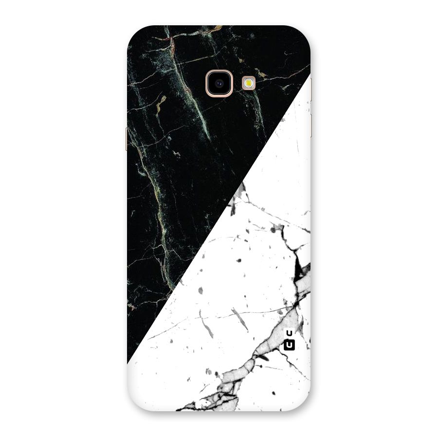 Stylish Diagonal Marble Back Case for Galaxy J4 Plus