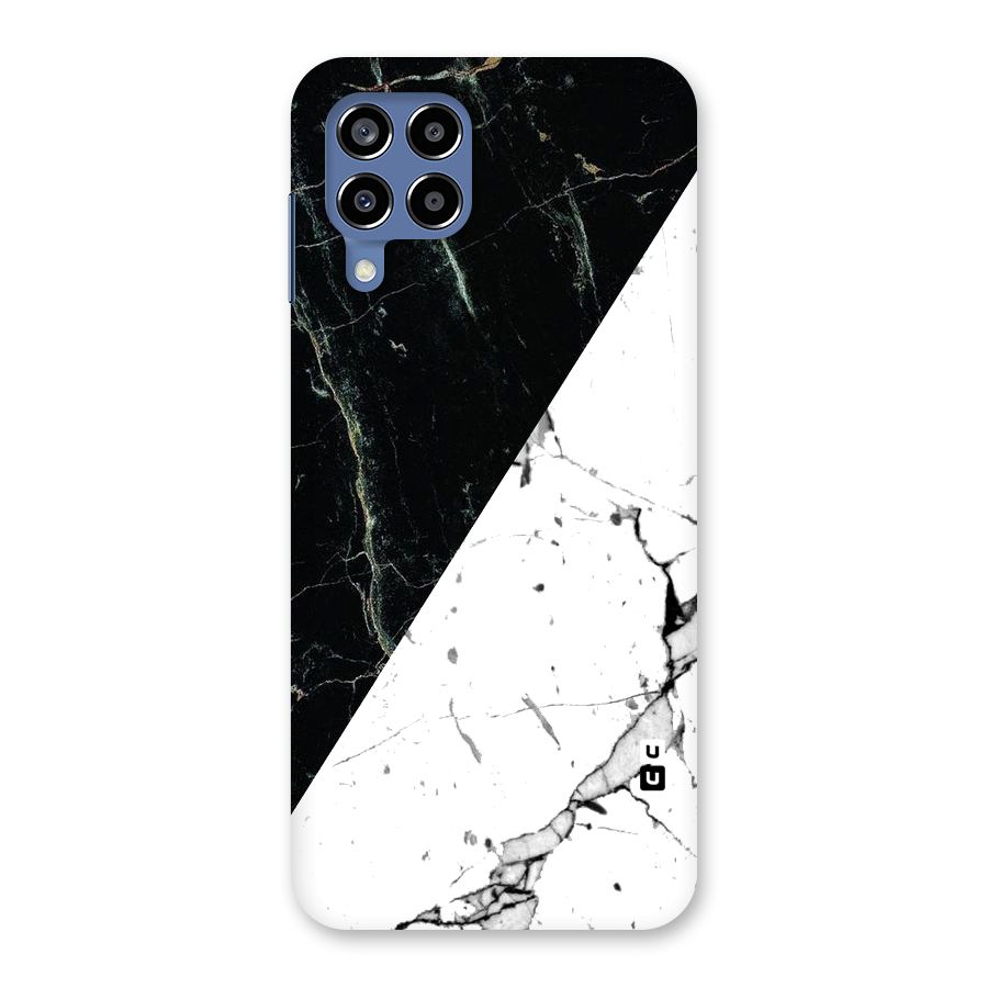 Stylish Diagonal Marble Back Case for Galaxy M53 5G