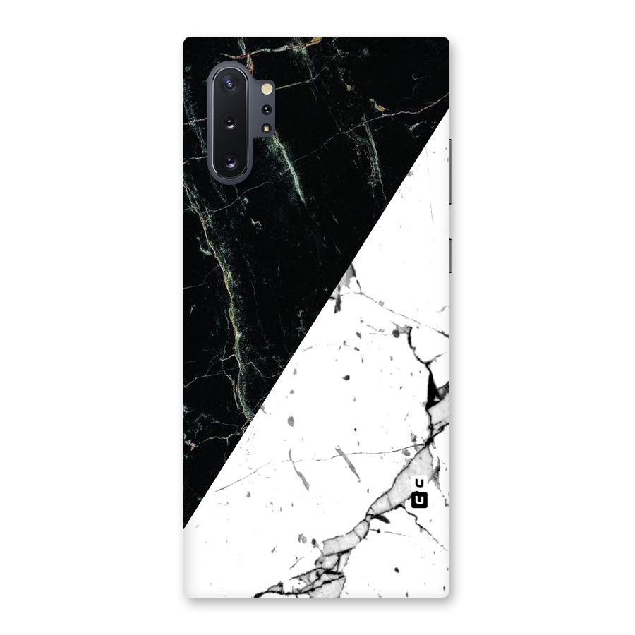 Stylish Diagonal Marble Back Case for Galaxy Note 10 Plus