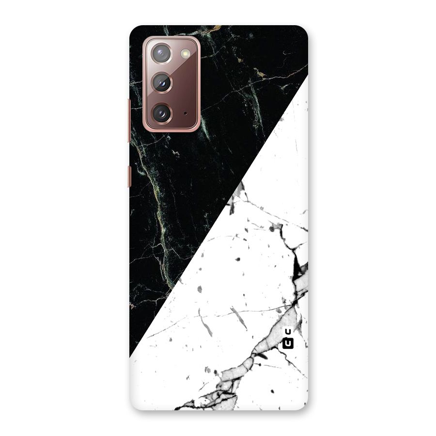 Stylish Diagonal Marble Back Case for Galaxy Note 20
