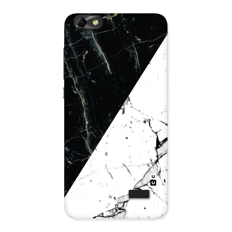 Stylish Diagonal Marble Back Case for Honor 4C
