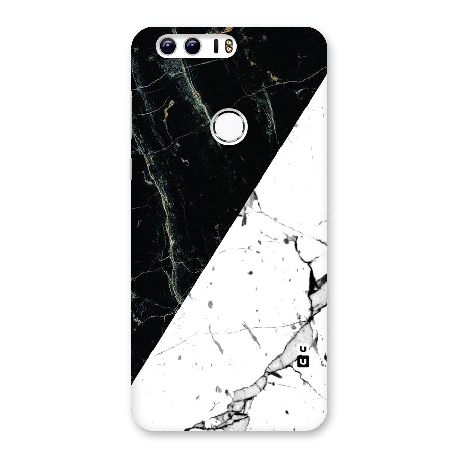 Stylish Diagonal Marble Back Case for Honor 8