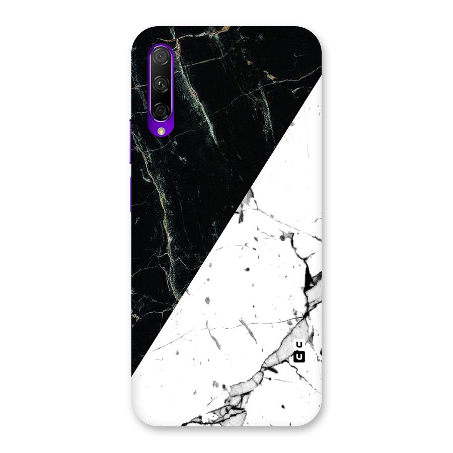 Stylish Diagonal Marble Back Case for Honor 9X Pro