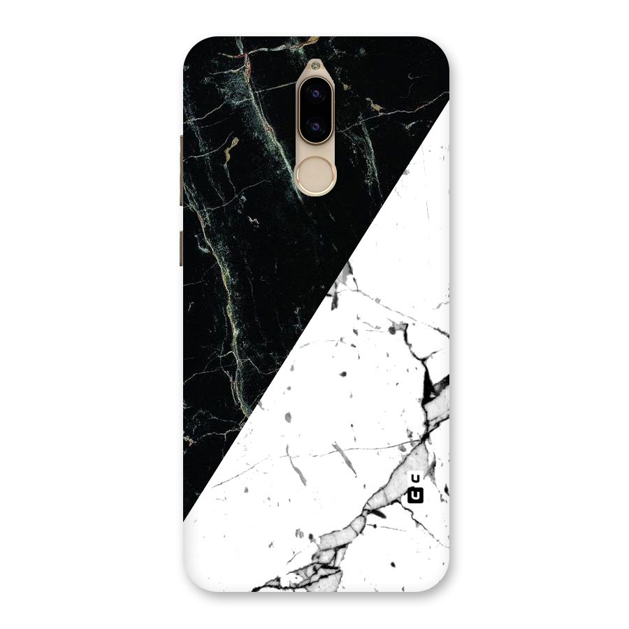 Stylish Diagonal Marble Back Case for Honor 9i