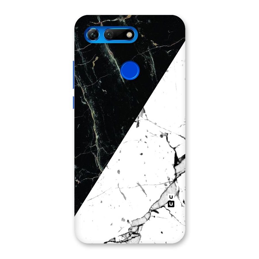 Stylish Diagonal Marble Back Case for Honor View 20