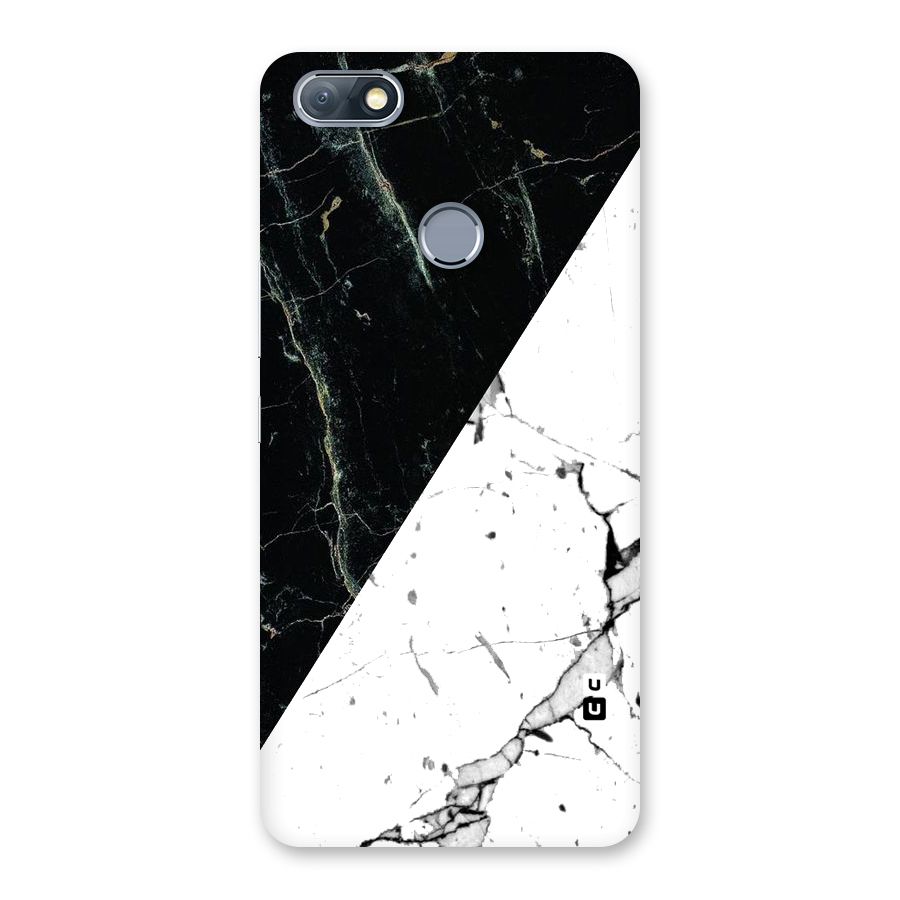 Stylish Diagonal Marble Back Case for Infinix Note 5