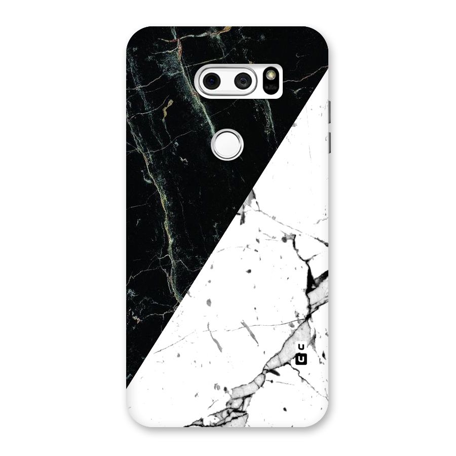 Stylish Diagonal Marble Back Case for LG V30