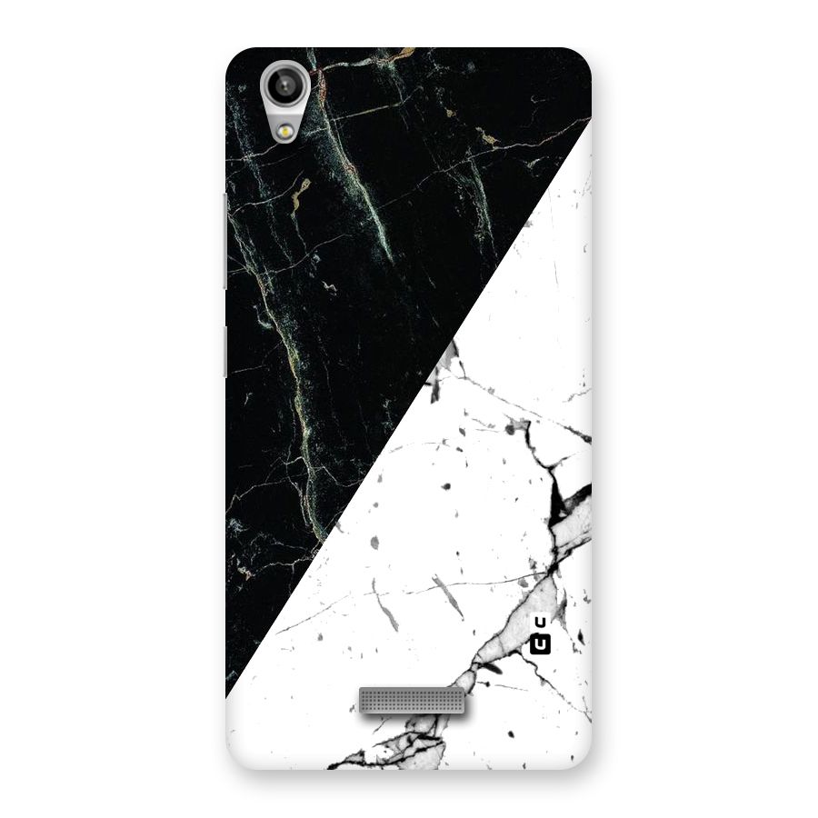 Stylish Diagonal Marble Back Case for Lava-Pixel-V1