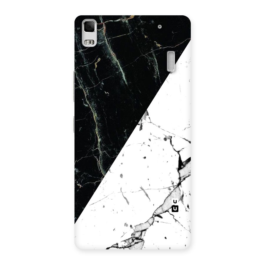 Stylish Diagonal Marble Back Case for Lenovo A7000