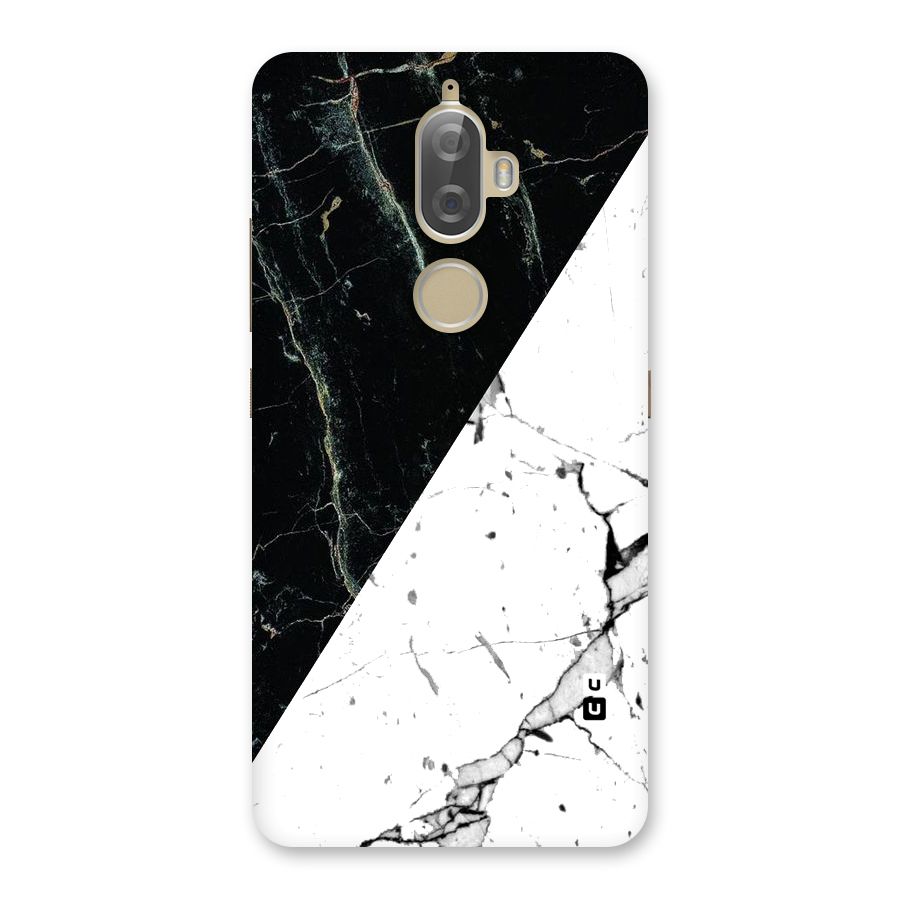 Stylish Diagonal Marble Back Case for Lenovo K8 Plus