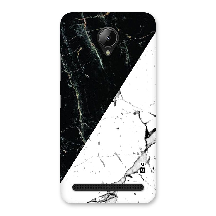 Stylish Diagonal Marble Back Case for Lenovo C2