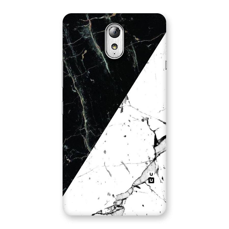 Stylish Diagonal Marble Back Case for Lenovo Vibe P1M
