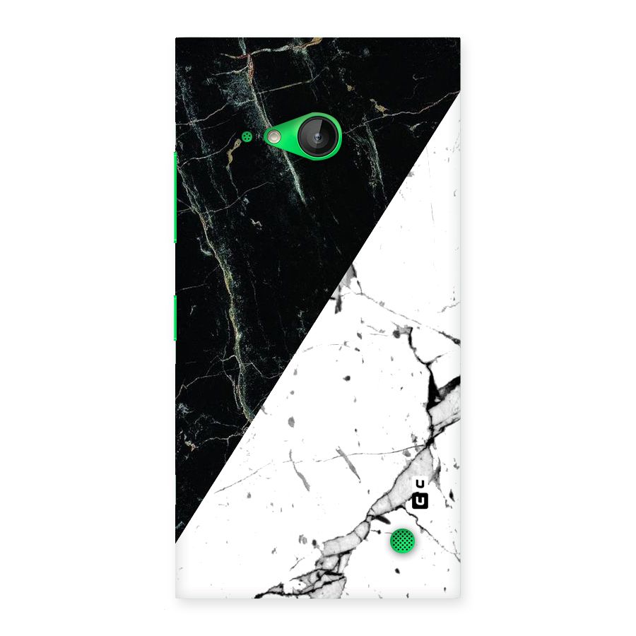 Stylish Diagonal Marble Back Case for Lumia 730