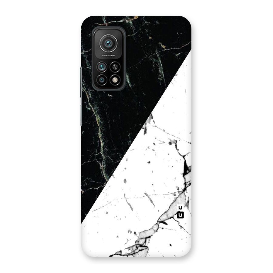 Stylish Diagonal Marble Back Case for Mi 10T Pro 5G