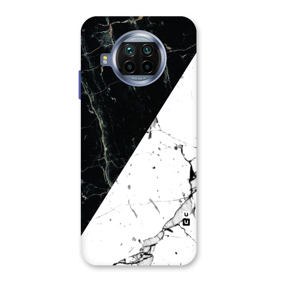 Stylish Diagonal Marble Back Case for Mi 10i