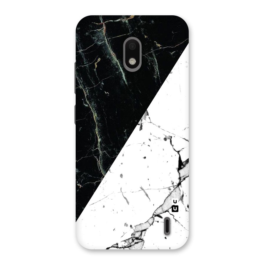 Stylish Diagonal Marble Back Case for Nokia 2.2