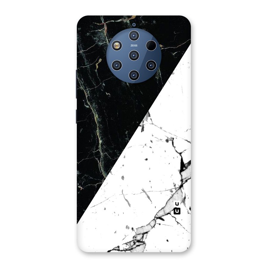 Stylish Diagonal Marble Back Case for Nokia 9 PureView