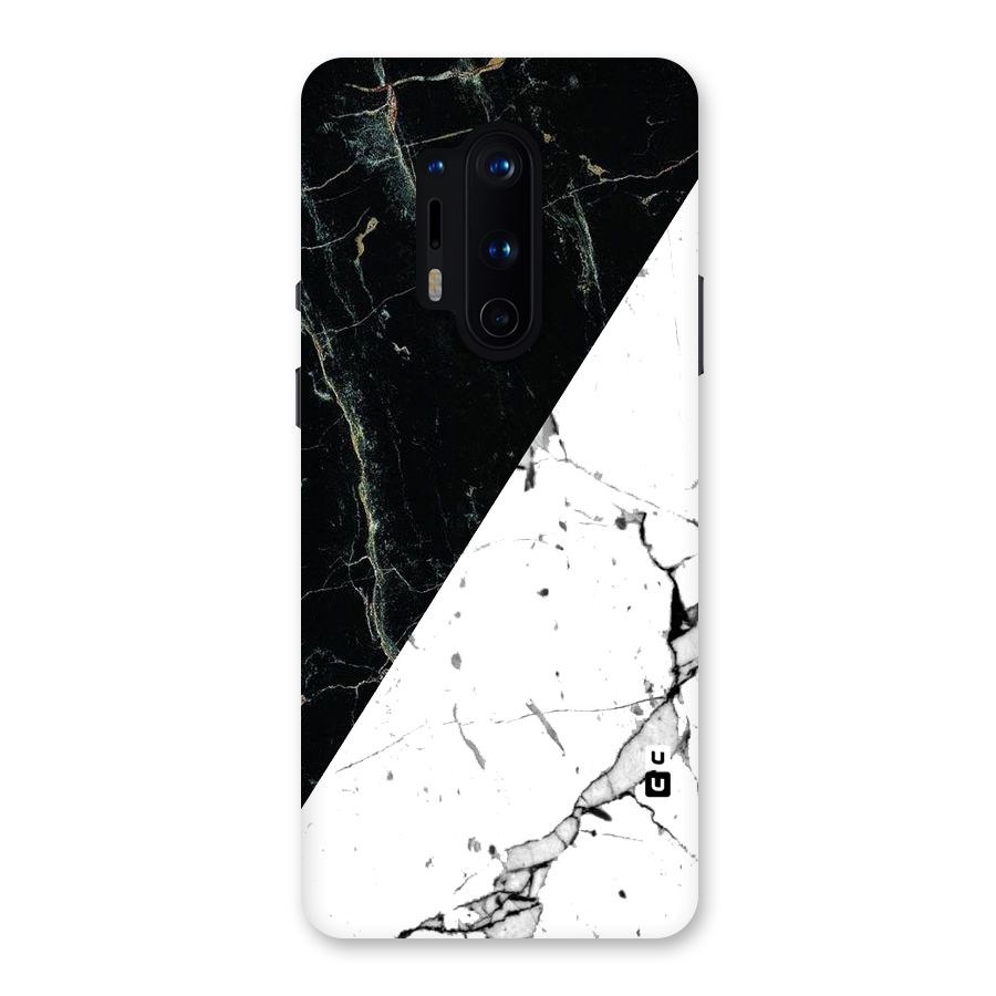 Stylish Diagonal Marble Back Case for OnePlus 8 Pro