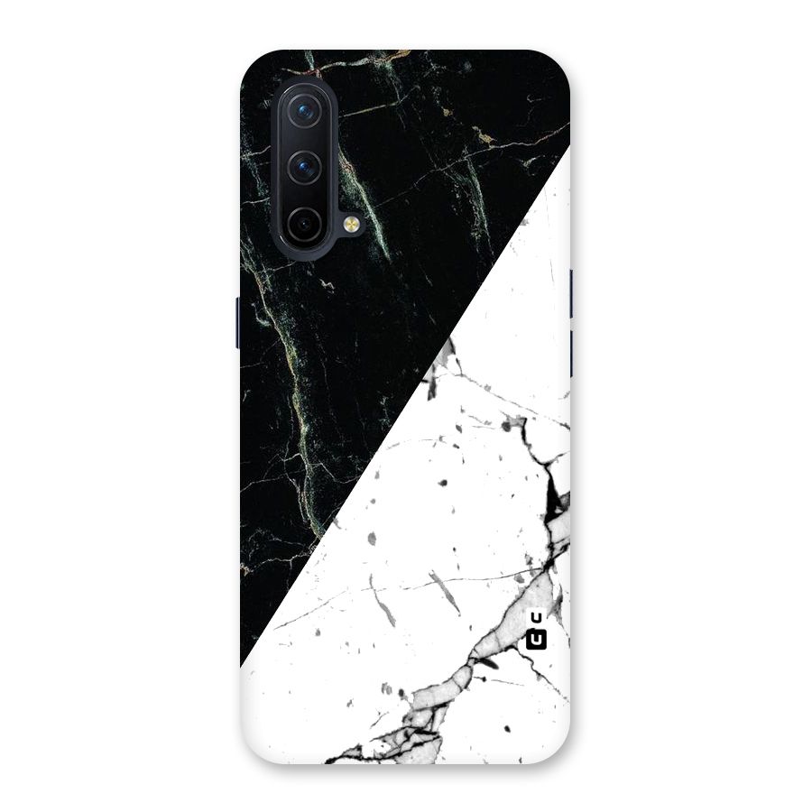Stylish Diagonal Marble Back Case for OnePlus Nord CE 5G