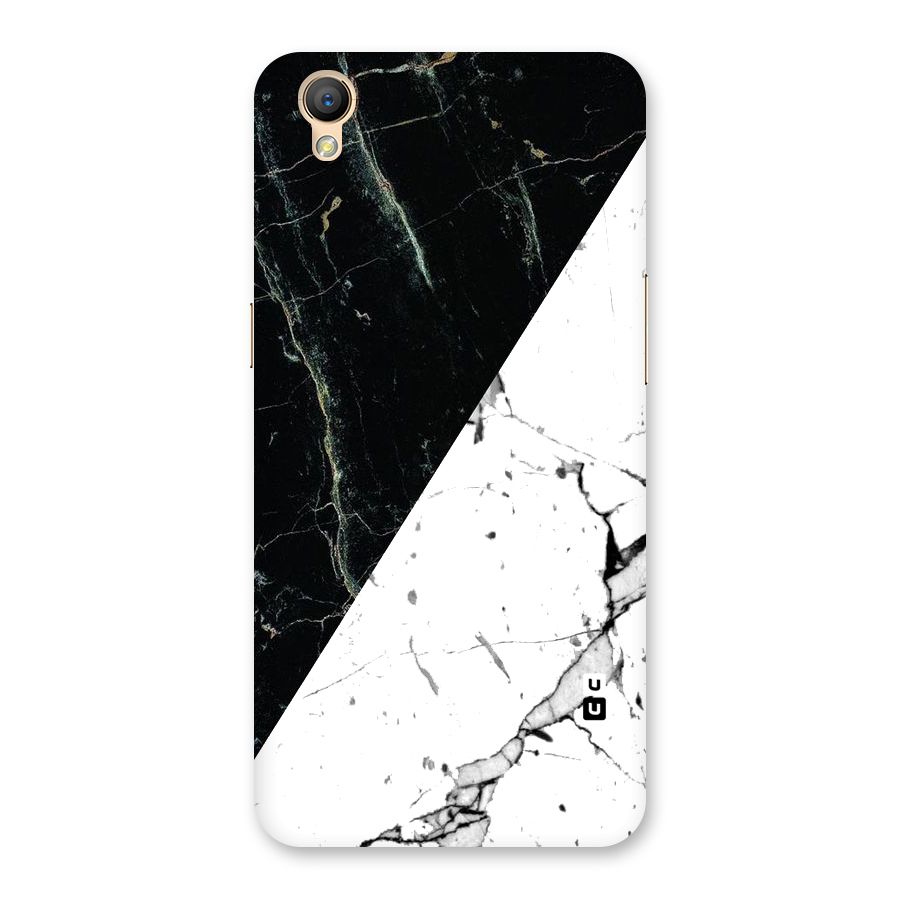 Stylish Diagonal Marble Back Case for Oppo A37