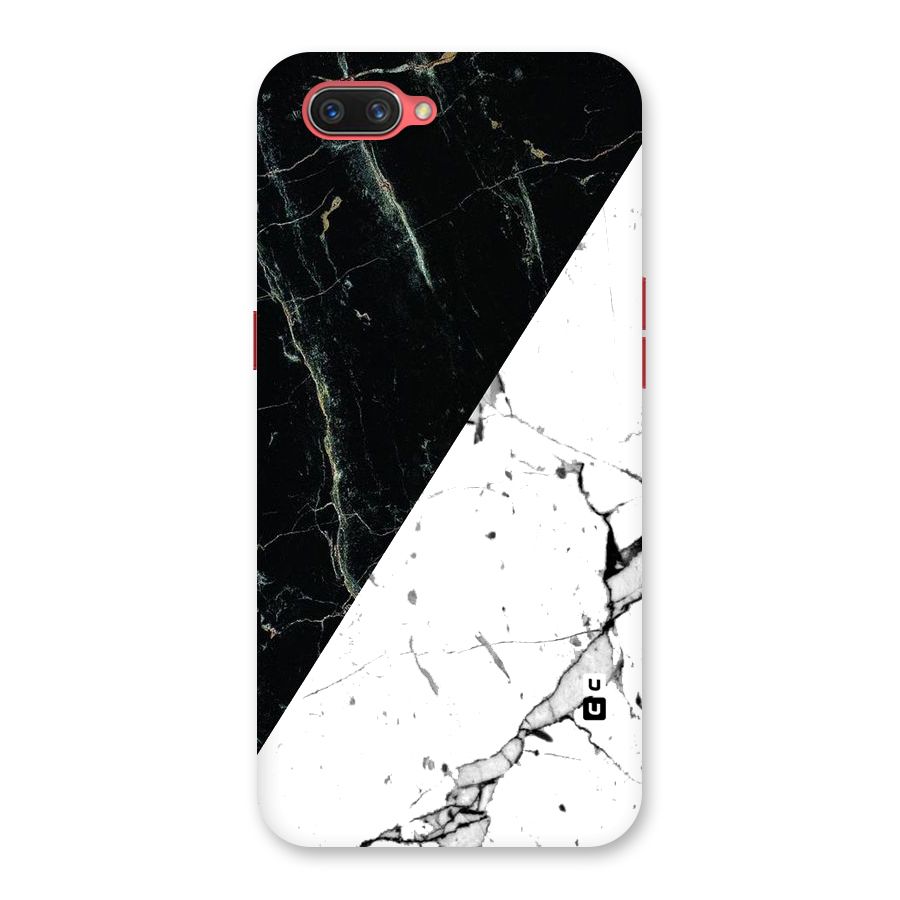 Stylish Diagonal Marble Back Case for Oppo A3s