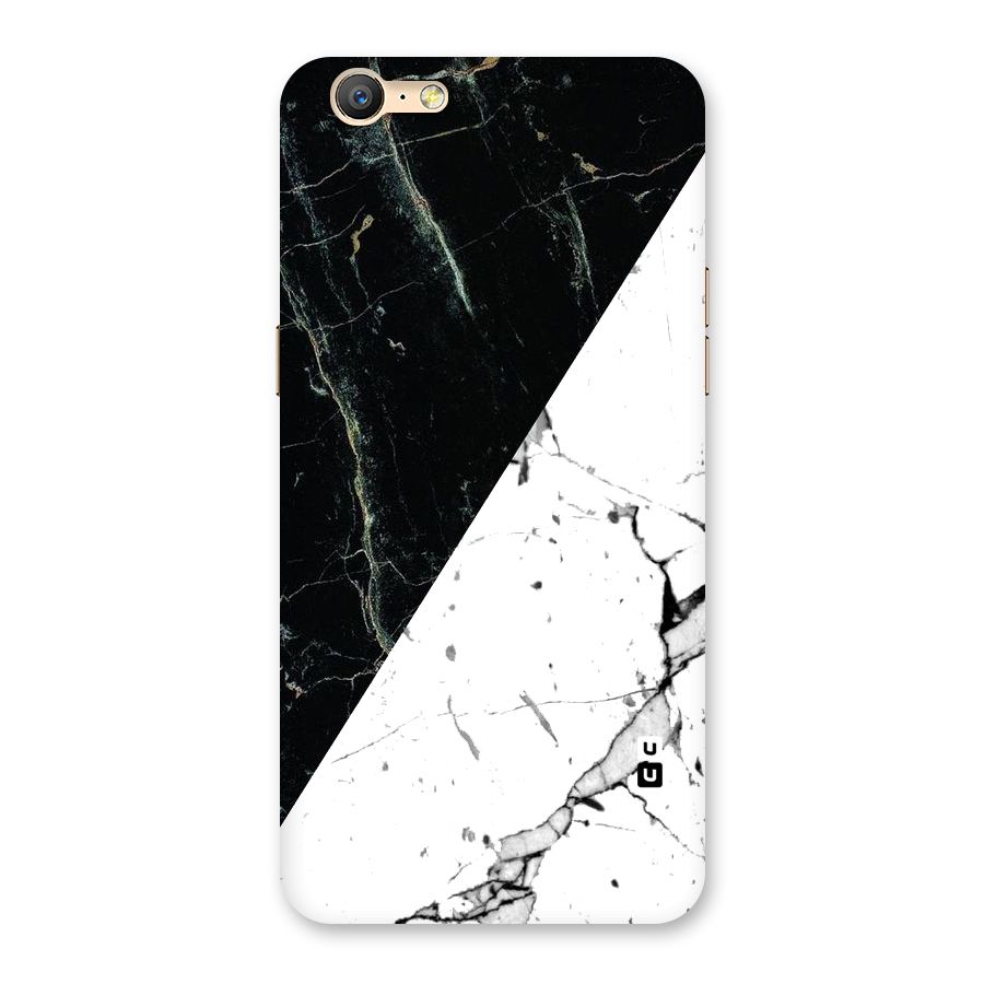 Stylish Diagonal Marble Back Case for Oppo A57