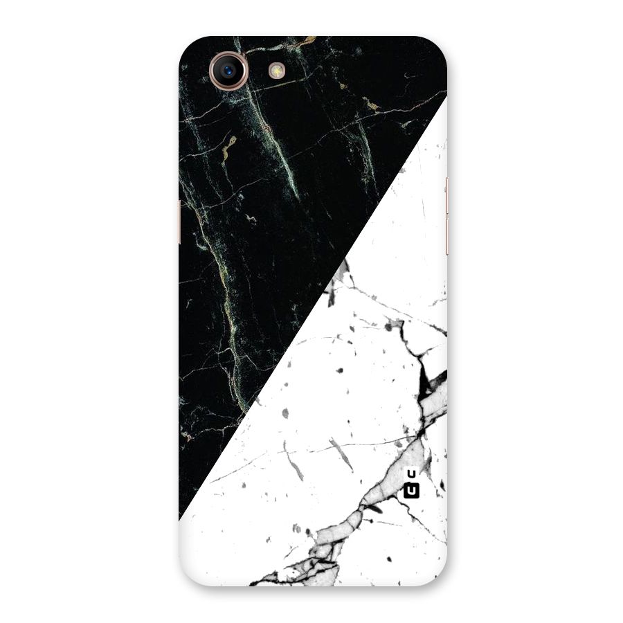 Stylish Diagonal Marble Back Case for Oppo A83 (2018)