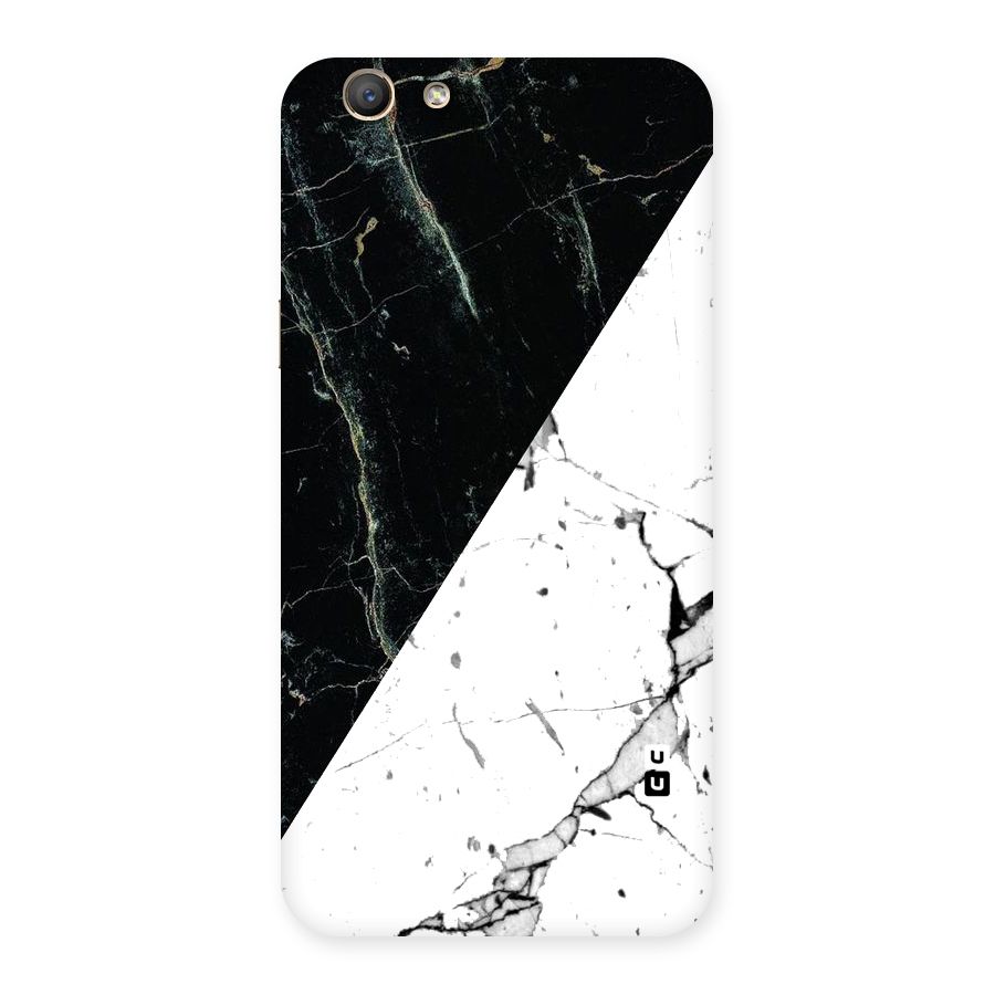 Stylish Diagonal Marble Back Case for Oppo F1s