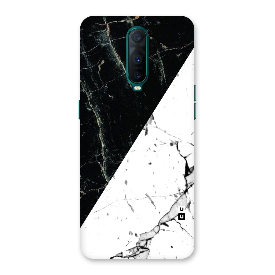 Stylish Diagonal Marble Back Case for Oppo R17 Pro