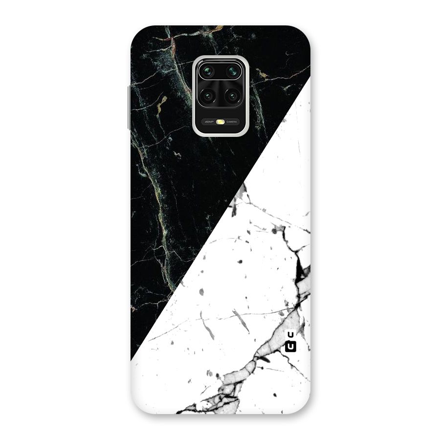 Stylish Diagonal Marble Back Case for Poco M2 Pro