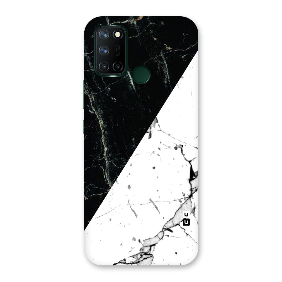 Stylish Diagonal Marble Back Case for Realme 7i