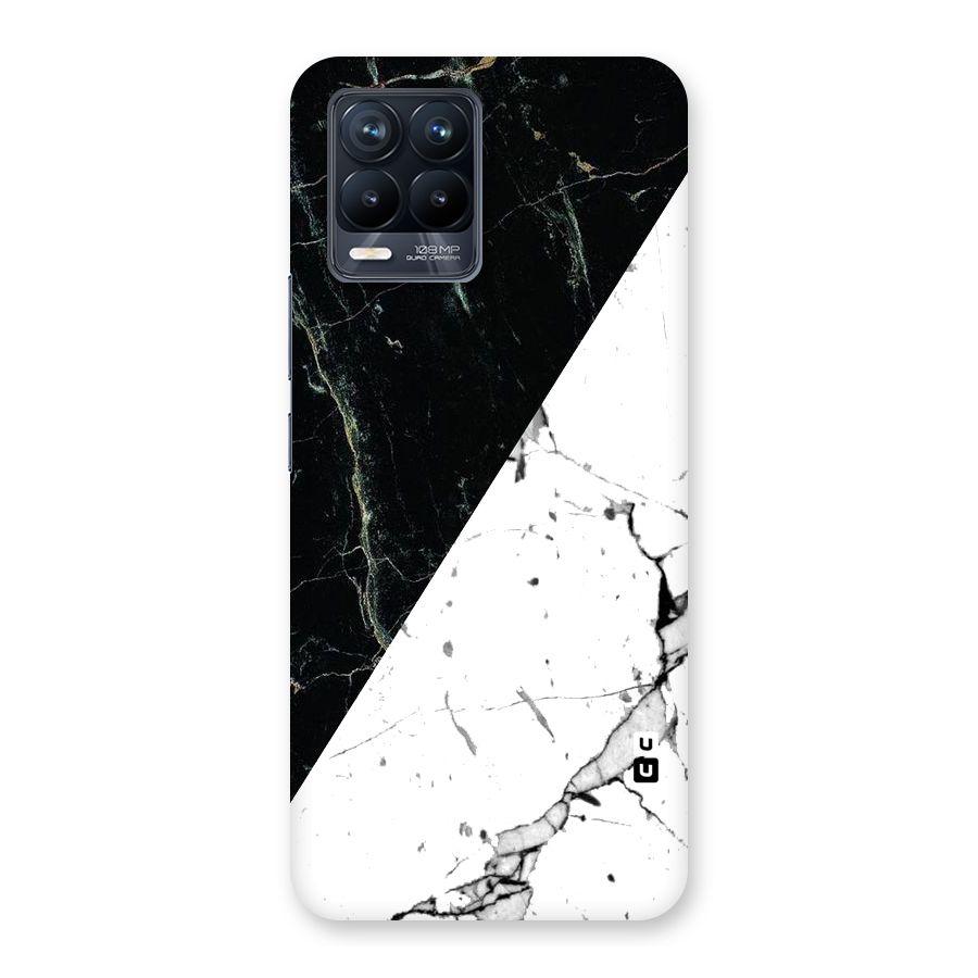Stylish Diagonal Marble Back Case for Realme 8 Pro