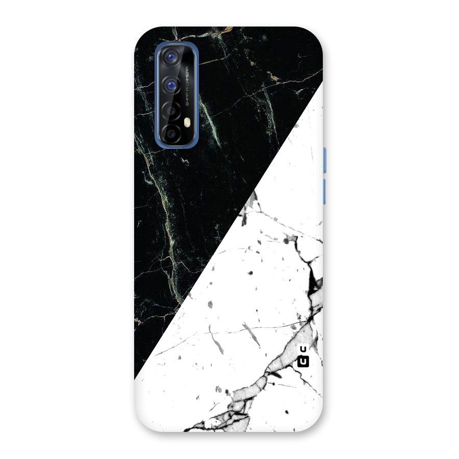 Stylish Diagonal Marble Back Case for Realme Narzo 20 Pro