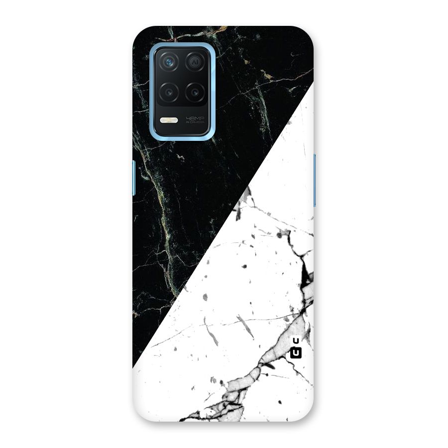 Stylish Diagonal Marble Back Case for Realme Narzo 30 5G