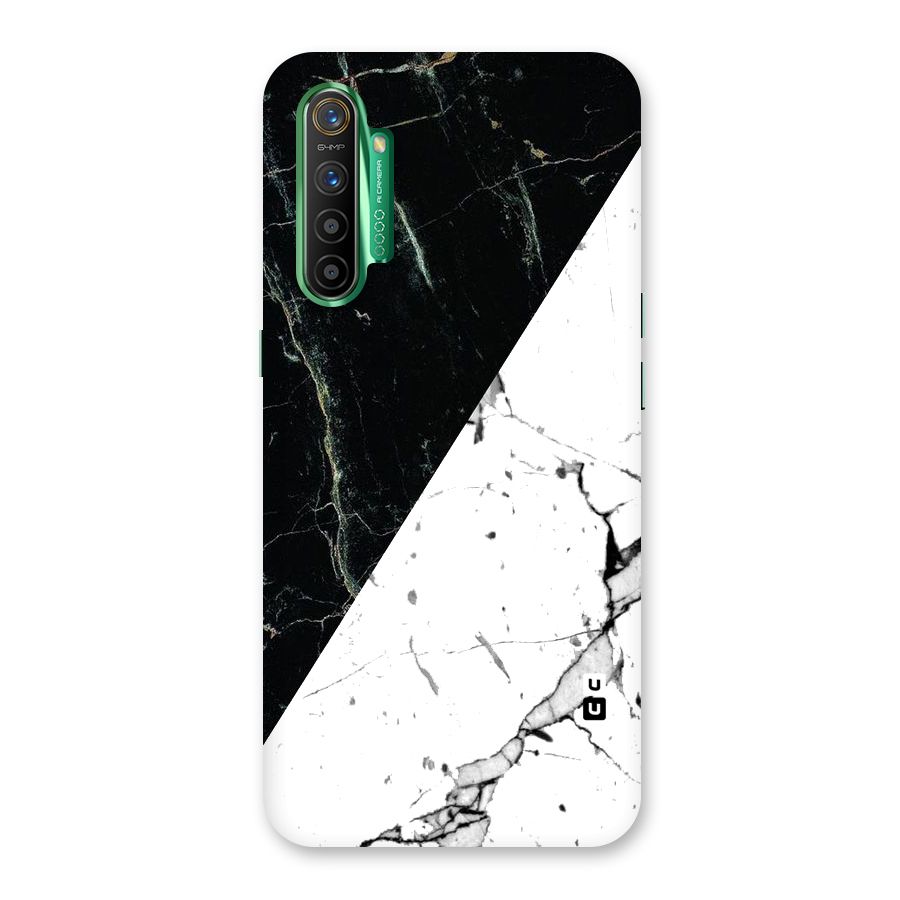 Stylish Diagonal Marble Back Case for Realme X2