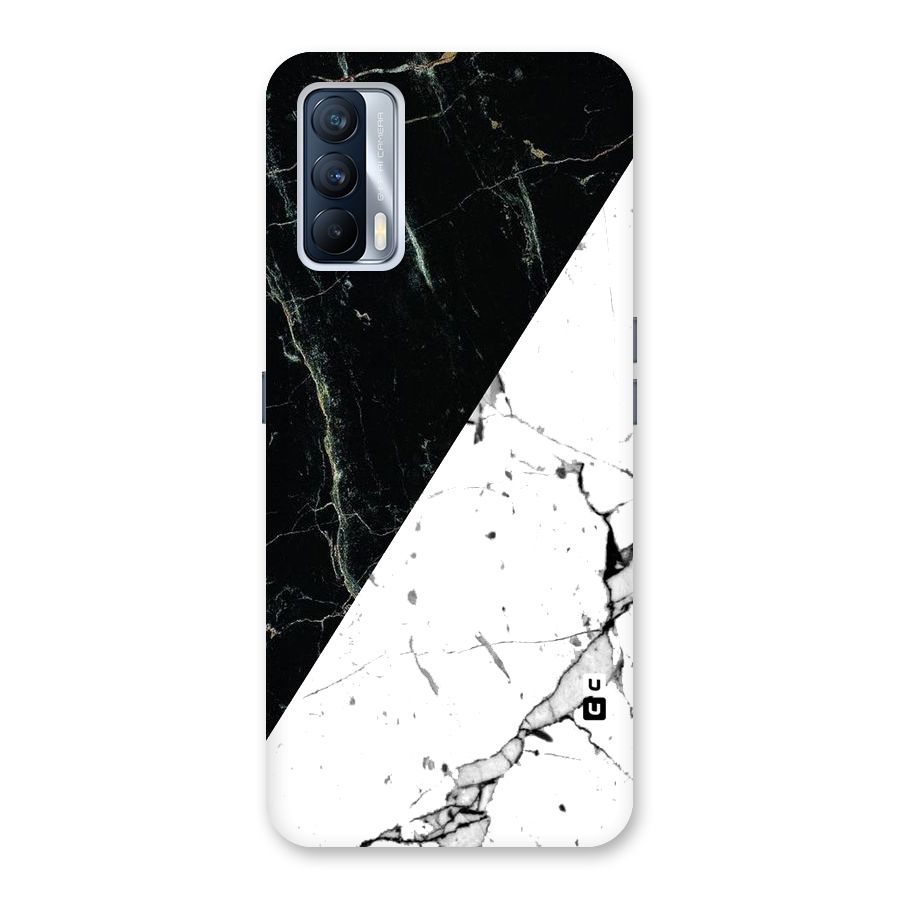 Stylish Diagonal Marble Back Case for Realme X7