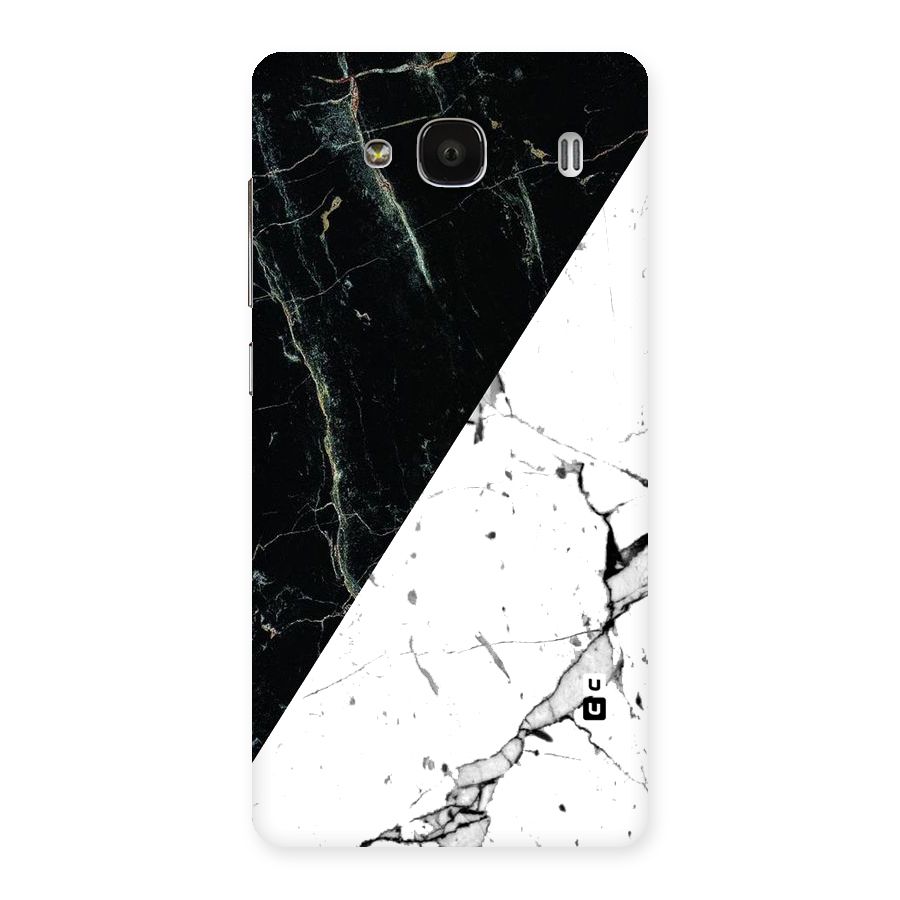 Stylish Diagonal Marble Back Case for Redmi 2 Prime