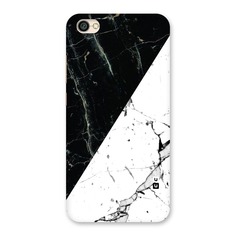 Stylish Diagonal Marble Back Case for Redmi Y1 Lite