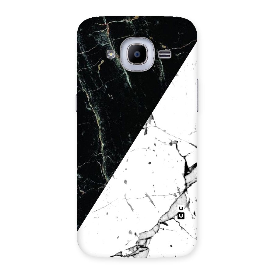 Stylish Diagonal Marble Back Case for Samsung Galaxy J2 2016