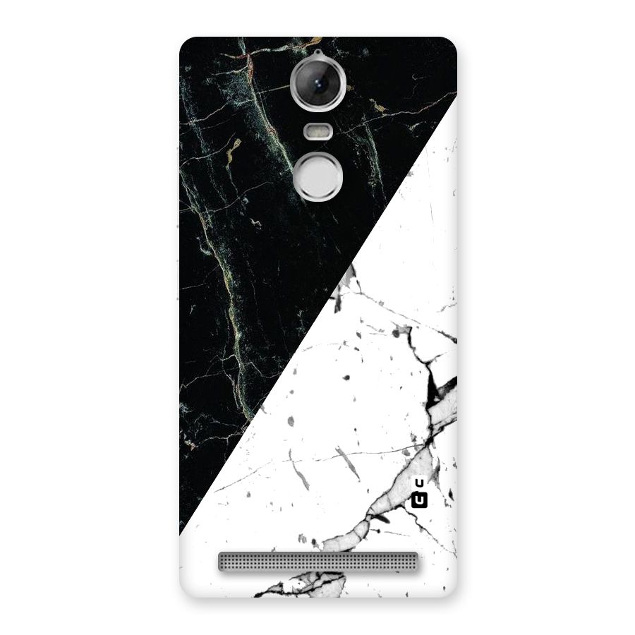 Stylish Diagonal Marble Back Case for Vibe K5 Note