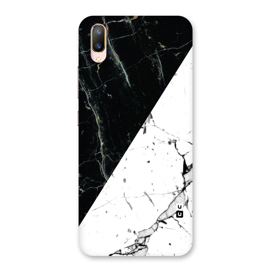 Stylish Diagonal Marble Back Case for Vivo V11 Pro