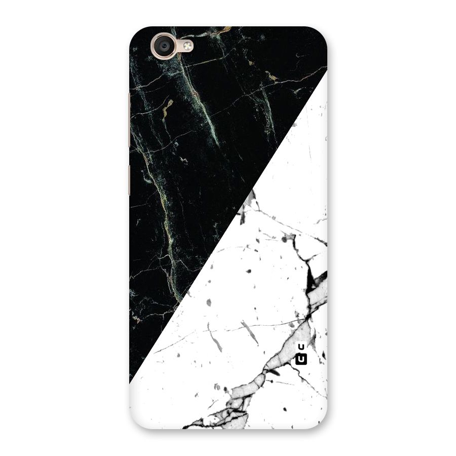 Stylish Diagonal Marble Back Case for Vivo Y55L