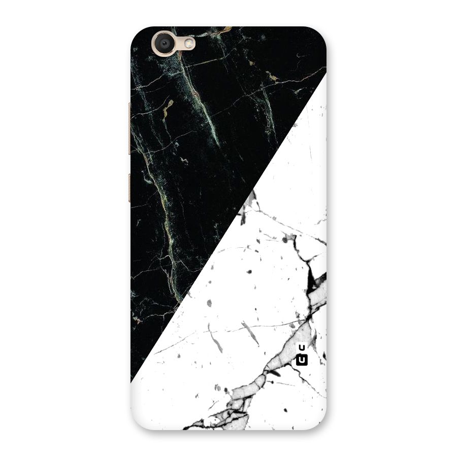Stylish Diagonal Marble Back Case for Vivo Y67