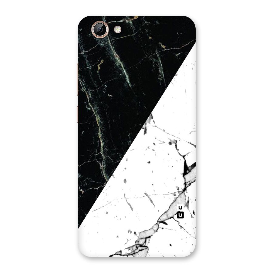 Stylish Diagonal Marble Back Case for Vivo Y71