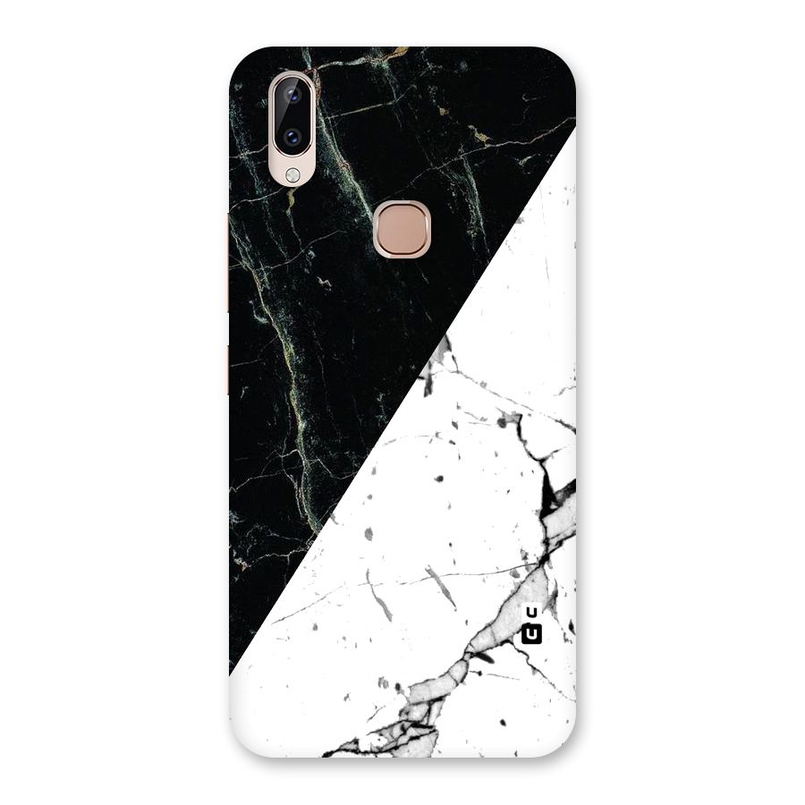Stylish Diagonal Marble Back Case for Vivo Y83 Pro