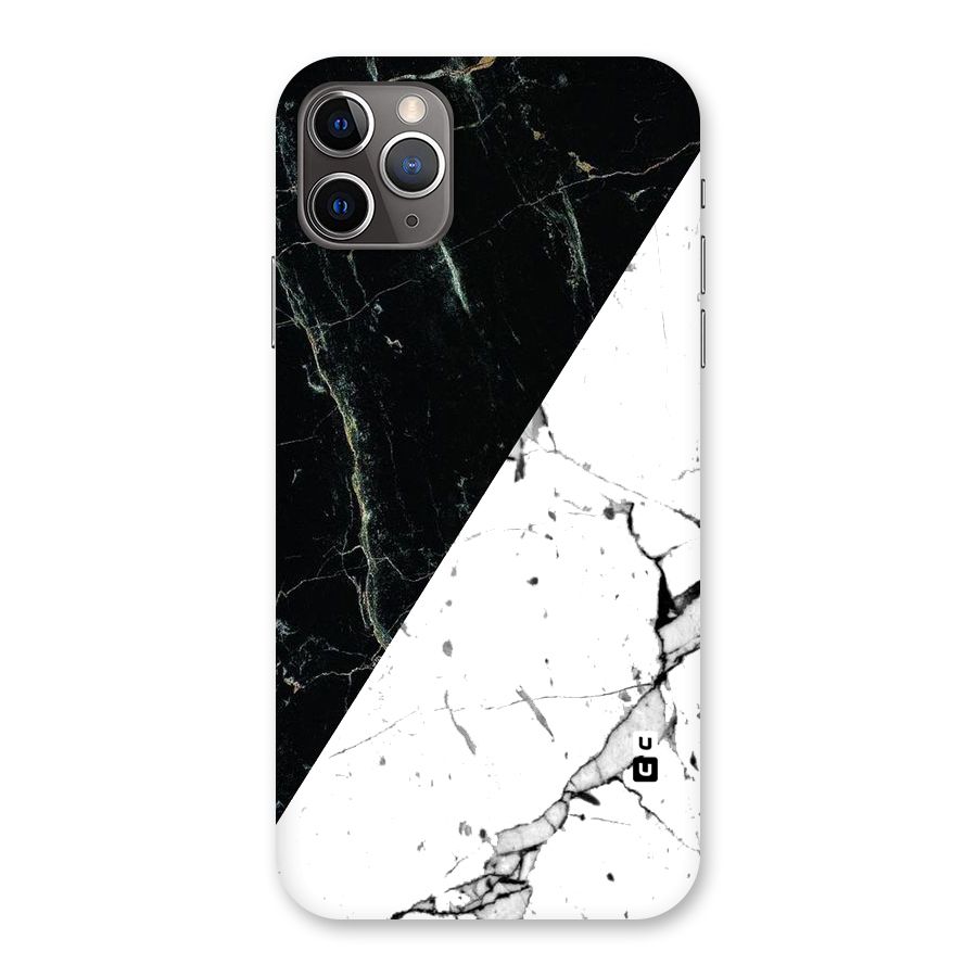 Stylish Diagonal Marble Back Case for iPhone 11 Pro Max