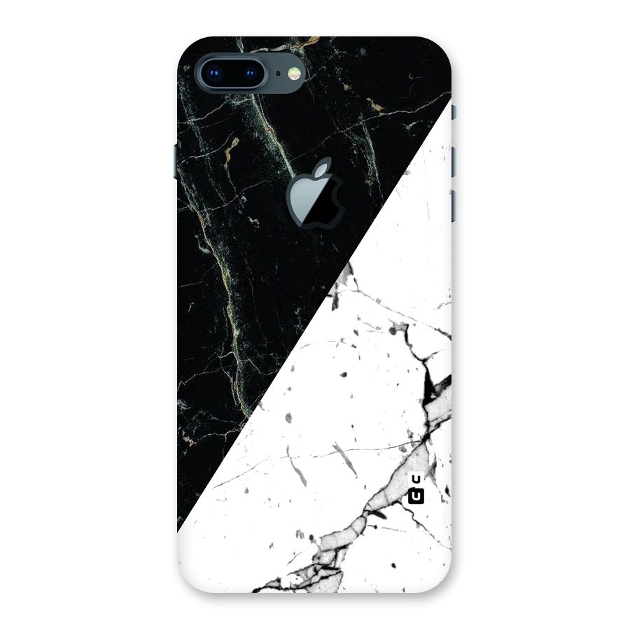Stylish Diagonal Marble Back Case for iPhone 7 Plus Apple Cut