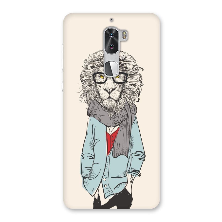 Stylish Lion Back Case for Coolpad Cool 1