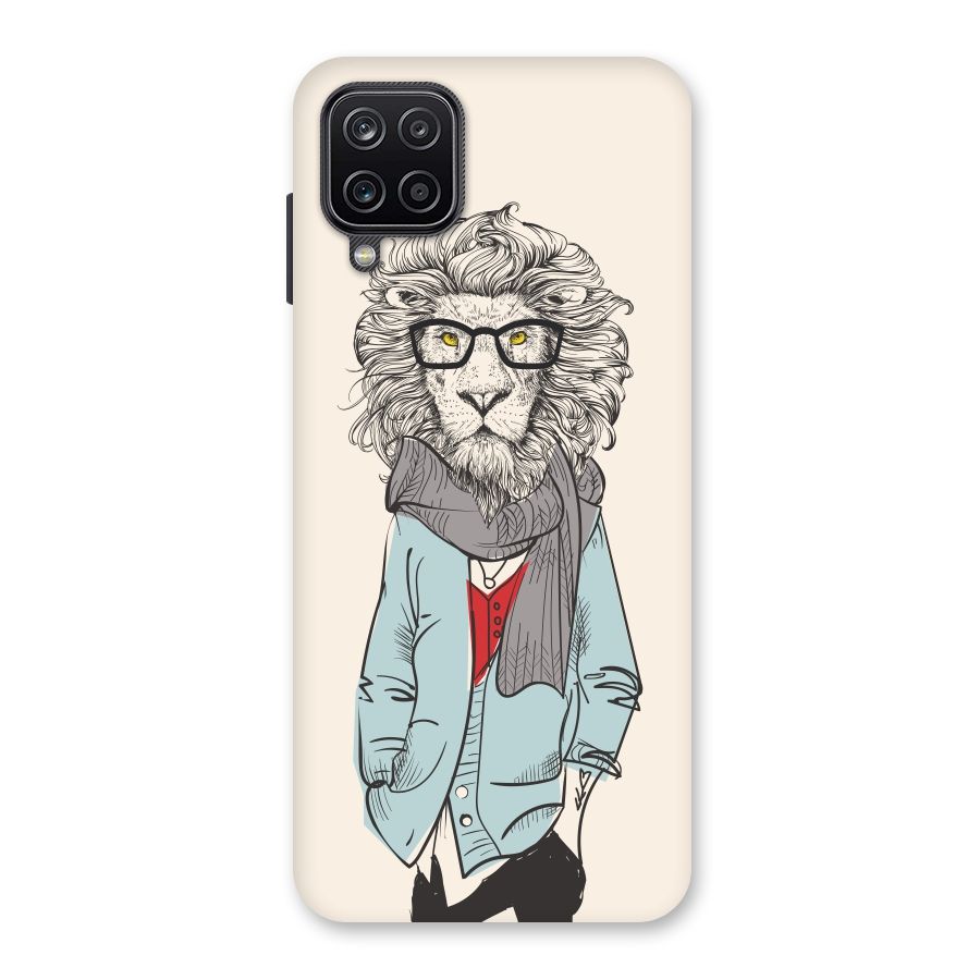 Stylish Lion Back Case for Galaxy A12